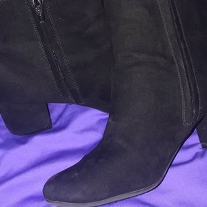Ankle boots, Black velvet, Time and Tru size 8
